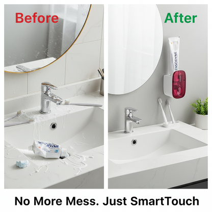 SmartTouch™ Automatic Toothpaste Dispenser – Mess-Free & Wall-Mounted