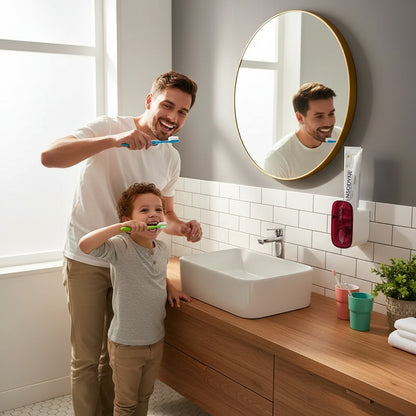 SmartTouch™ Automatic Toothpaste Dispenser – Mess-Free & Wall-Mounted